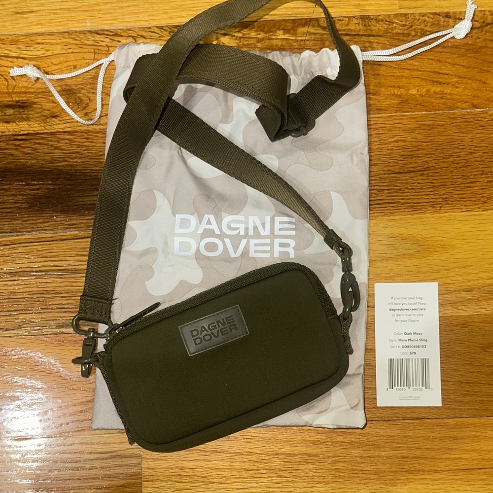 Dagne Dover Dark Moss Mara Phone Sling